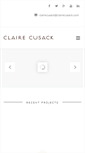 Mobile Screenshot of clairecusack.com